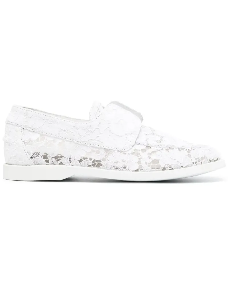 Le Silla Loafer mit Spitze - Weiß Weiß