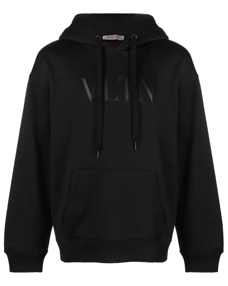 Valentino Garavani Hoodie mit VLTN-Print - Schwarz Schwarz