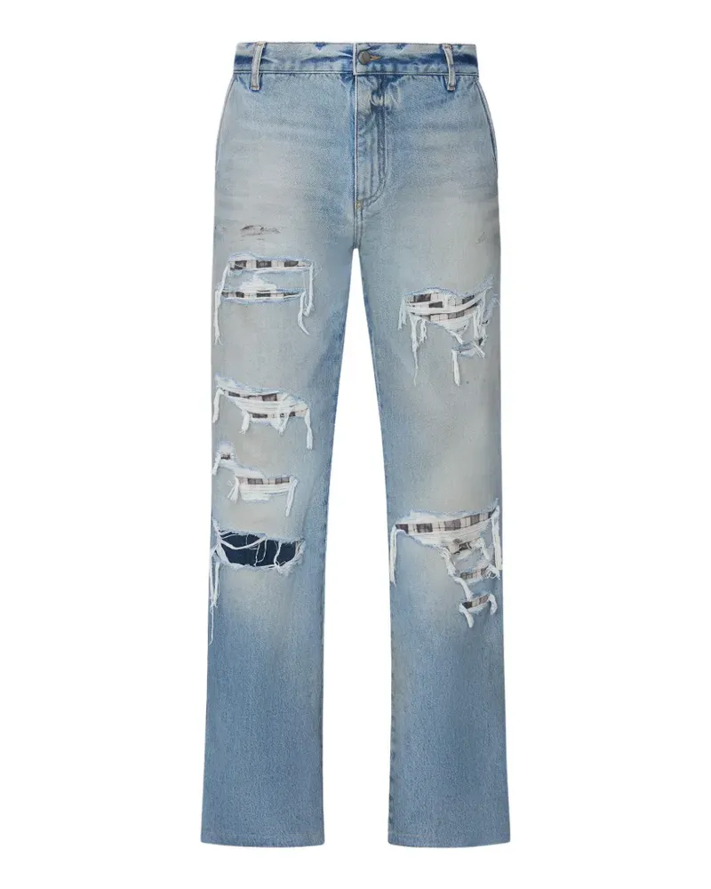 Amiri frayed-detail jeans - Blau Blau