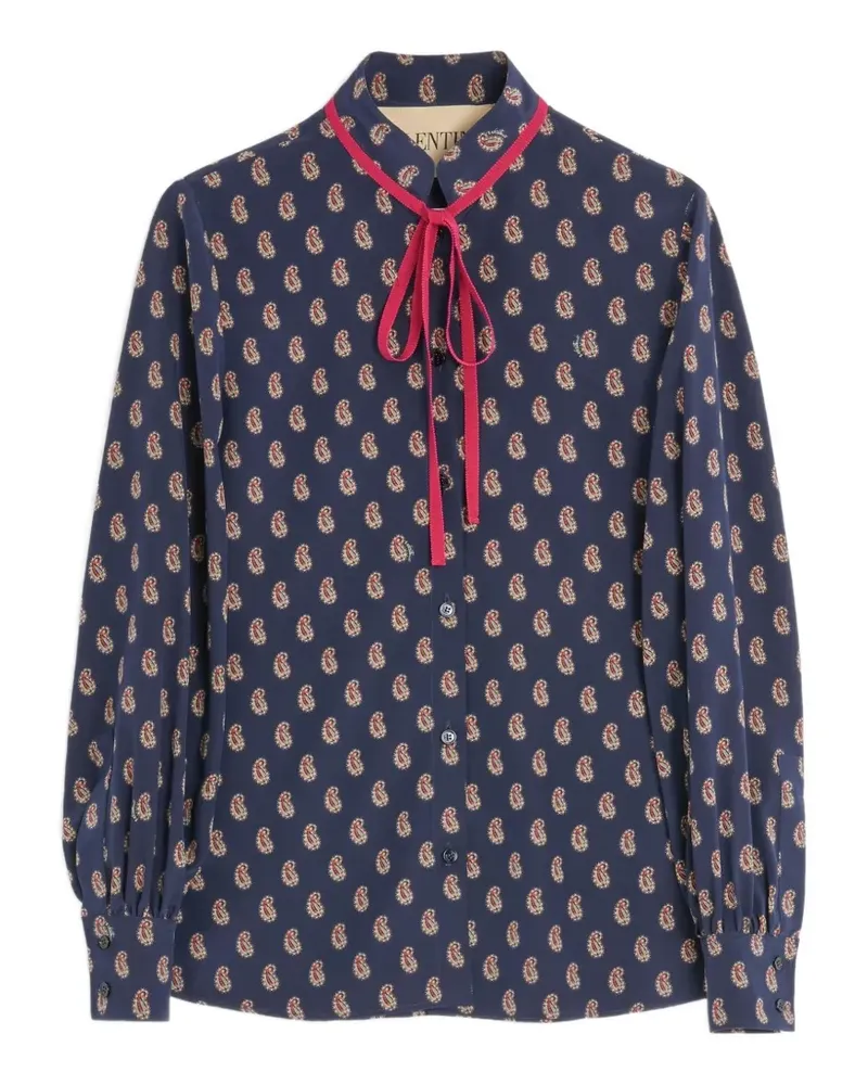 Valentino Garavani Hemd mit Voyage Imaginaire-Print - Blau Blau