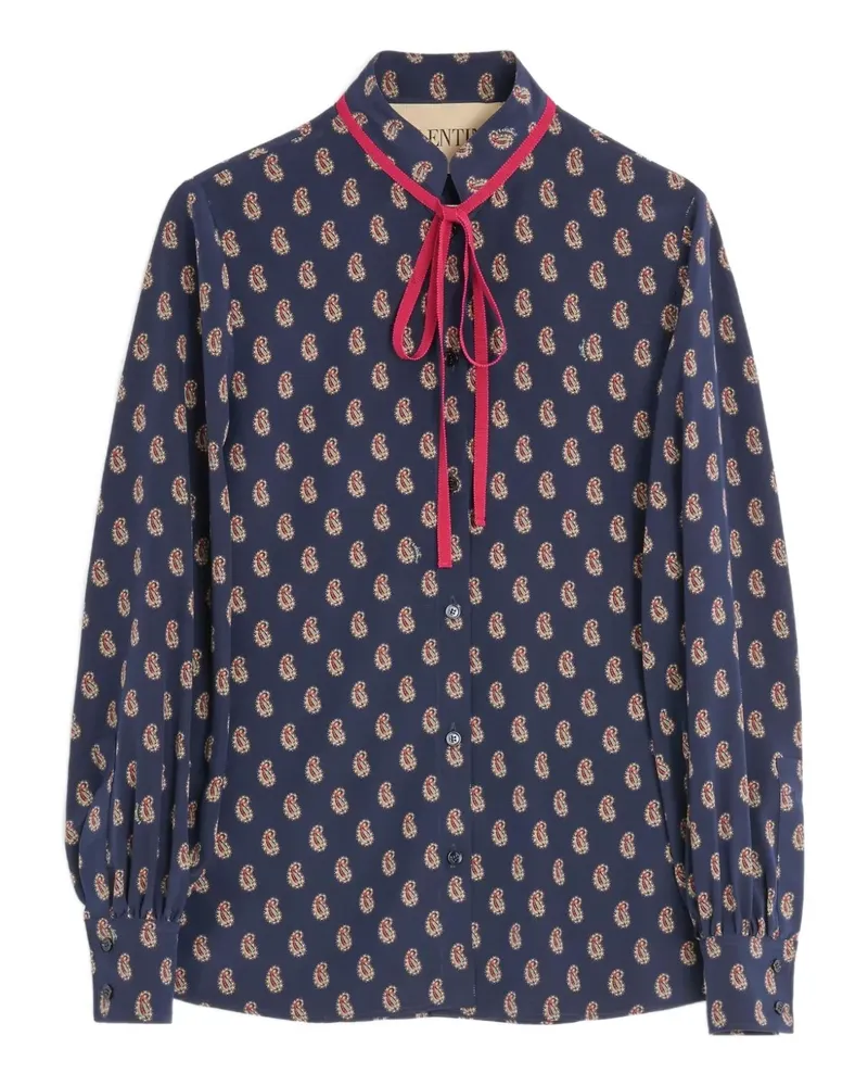 Valentino Garavani Hemd mit Voyage Imaginaire-Print - Blau Blau