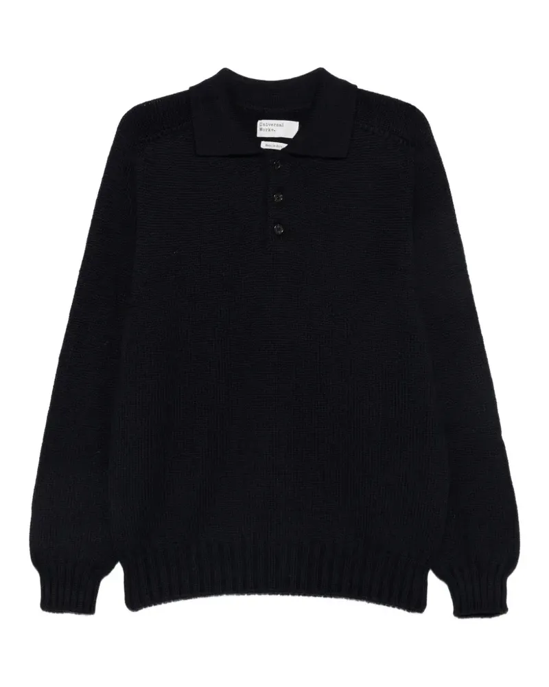 Universal Works Curtis Poloshirt - Blau Blau