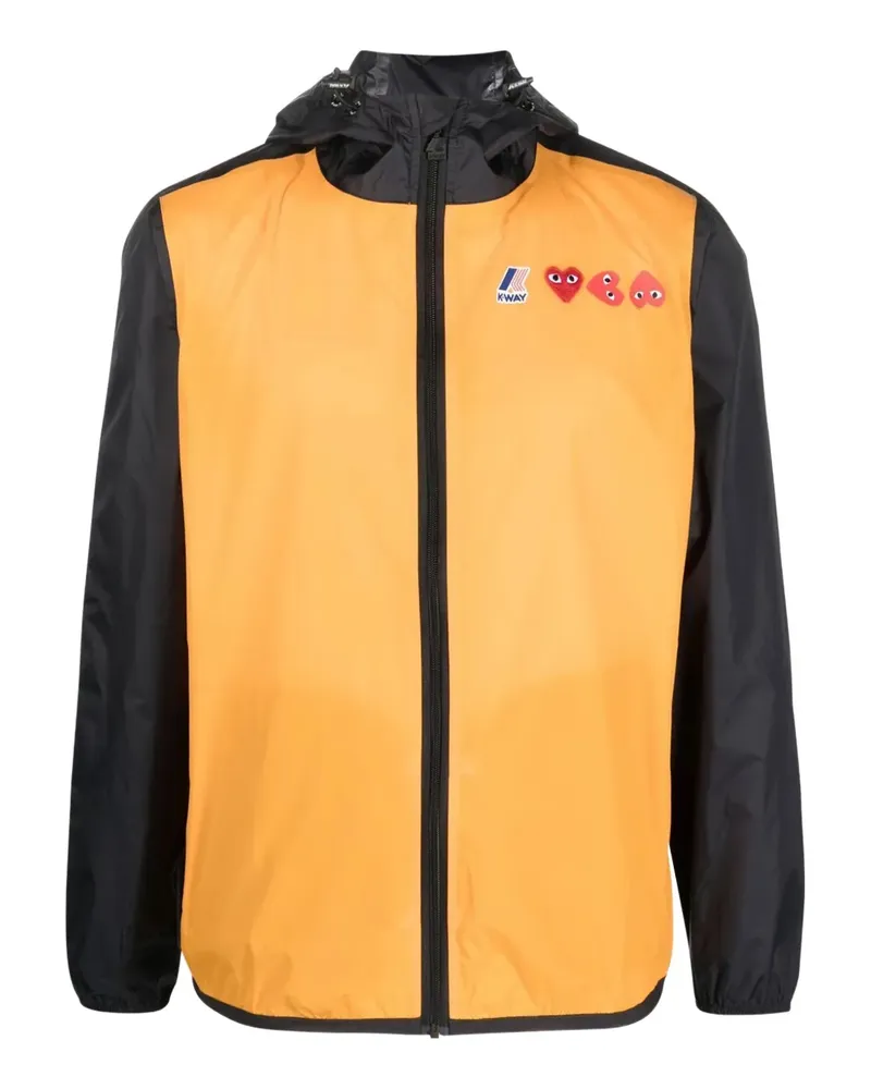 Comme des Garçons x K-Way Claude Kapuzenjacke - Schwarz Schwarz