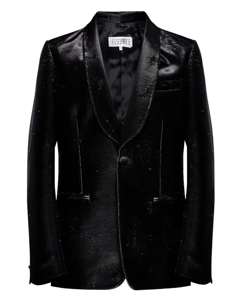 Maison Margiela Strukturiertes Sakko - Schwarz Schwarz