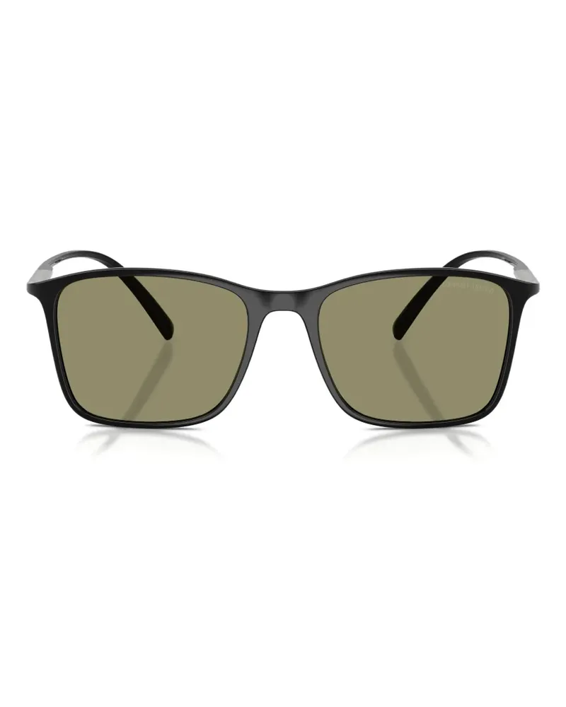 Giorgio Armani square-frame sunglasses - Schwarz Schwarz