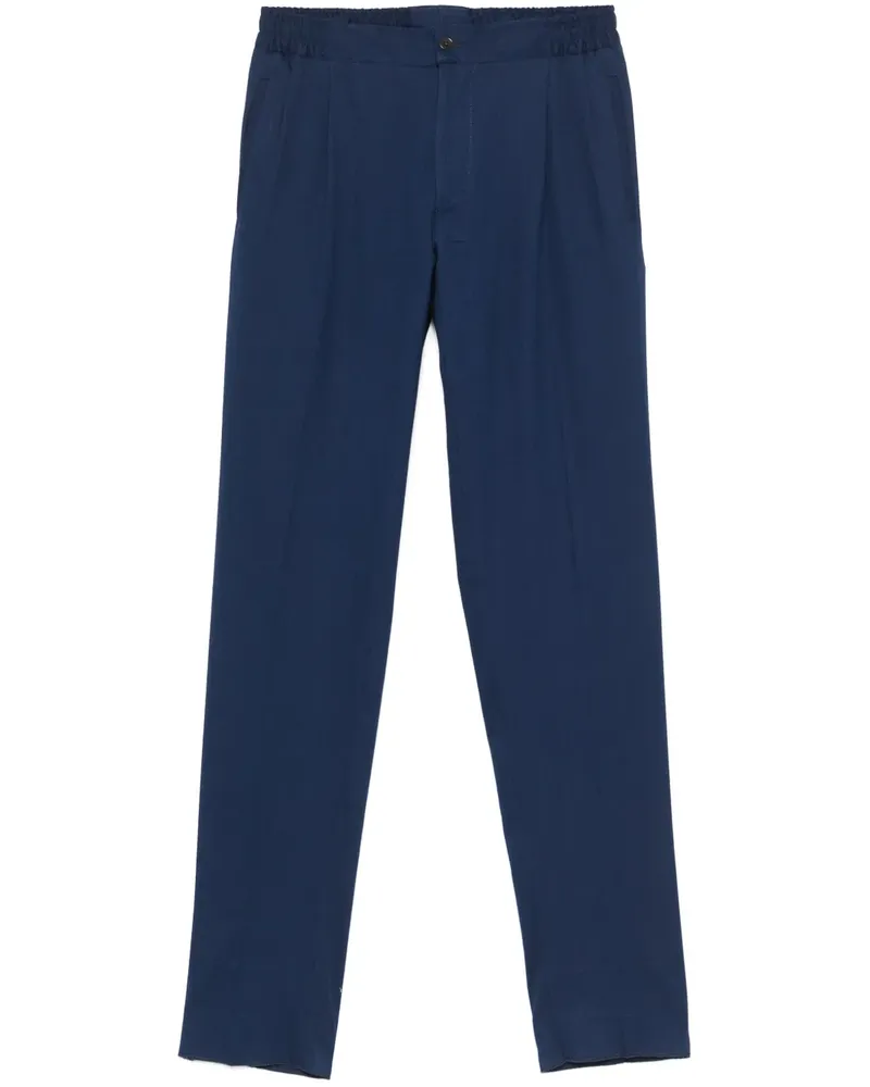 Kiton Hose mit Tapered-Bein - Blau Blau