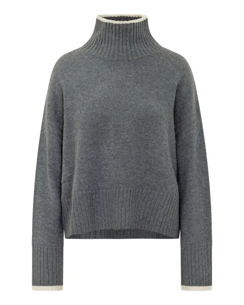 Pinko Gerippter Pullover - Grau Grau