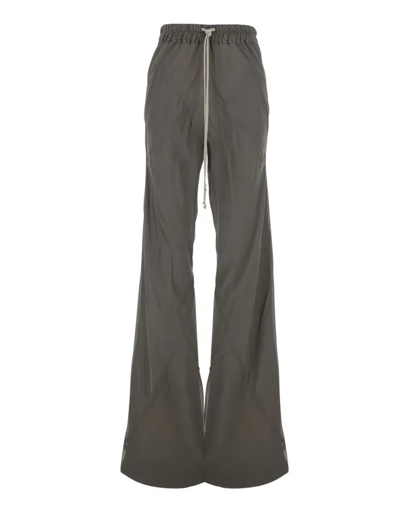 Rick Owens drawstring flared trousers - Grau Grau