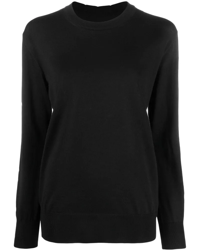 Jil Sander Pullover mit Rundhalsausschnitt - Schwarz Schwarz