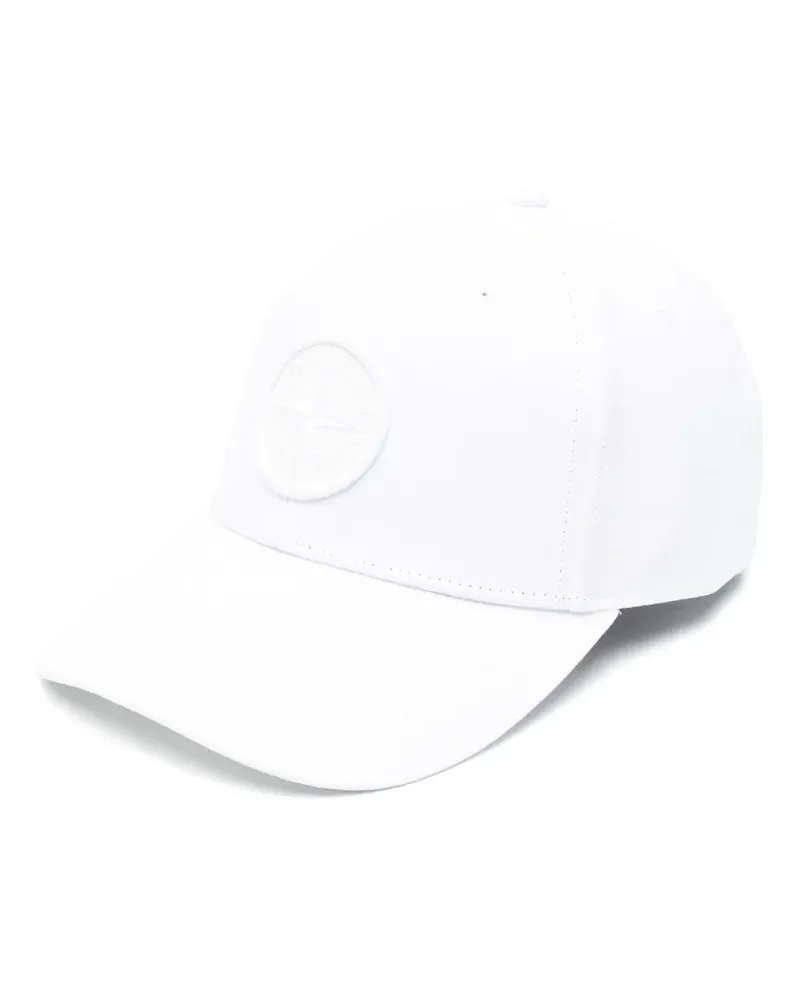 Stone Island Baseballkappe mit Kompass-Motiv - Weiß Weiß