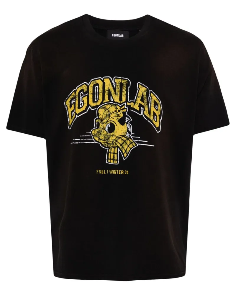 Egonlab Dragon T-Shirt - Schwarz Schwarz