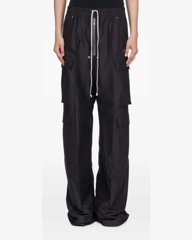 Rick Owens Hose mit Kordelzug - Schwarz Schwarz