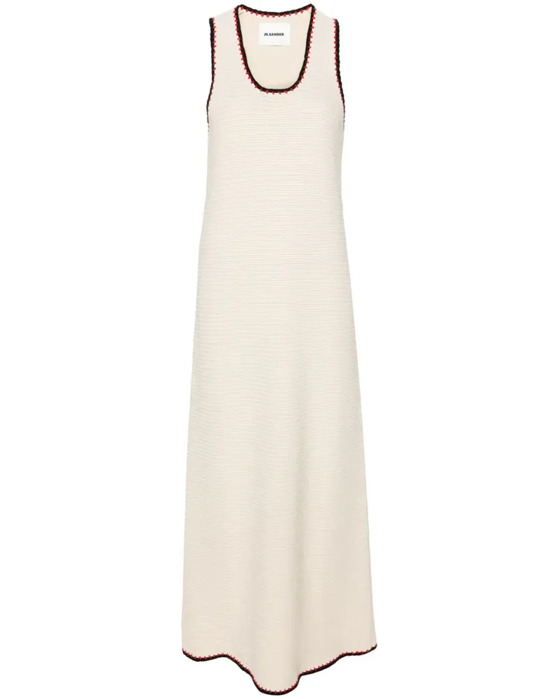 Jil Sander Gehäkeltes Kleid - Nude Nude