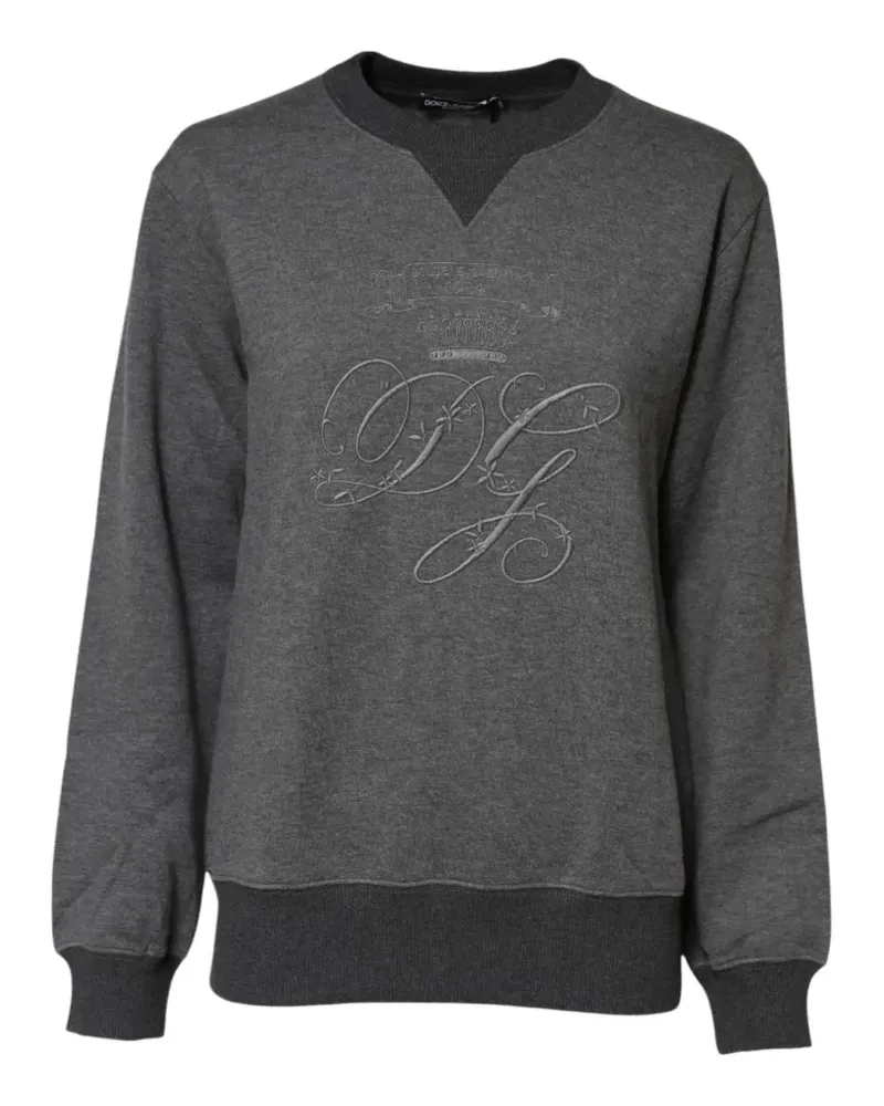Dolce & Gabbana Pullover mit Logo-Stickerei - Grau Grau