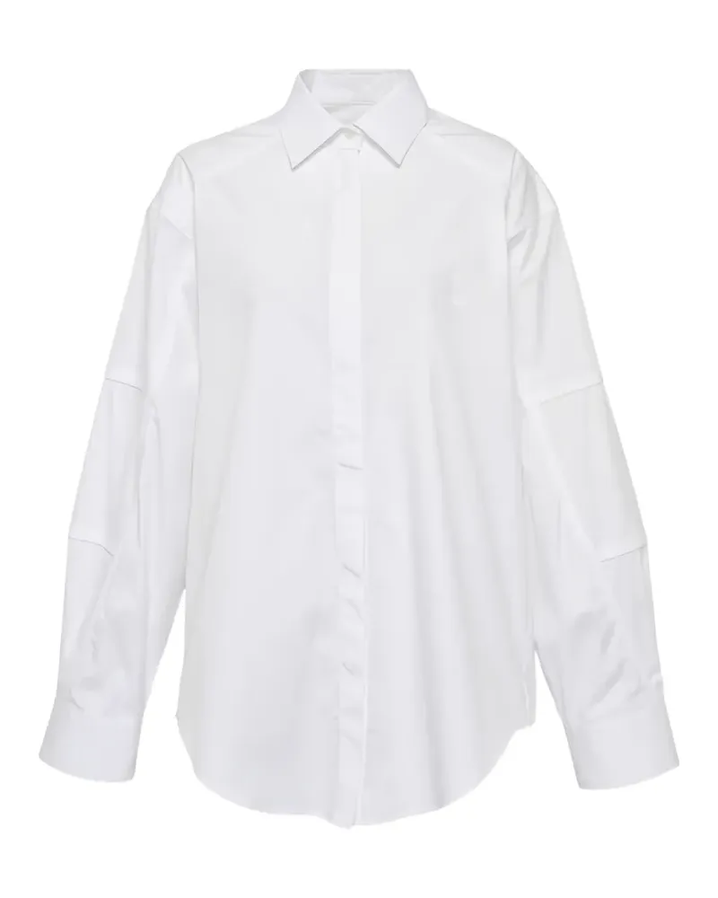 MSGM Klassisches Hemd - Weiß Weiß