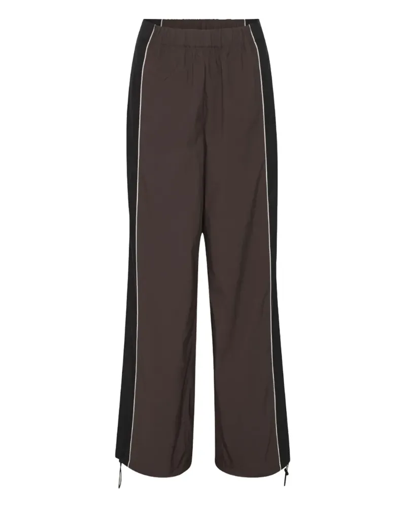 ROTATE Birger Christensen Crispy Hose mit Einsätzen - Braun Braun