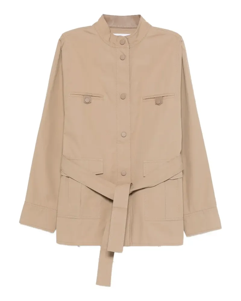 Yves Salomon Mantel mit Gürtel - Braun Braun