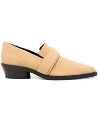 Proenza Schouler Loafer aus Wildleder Nude