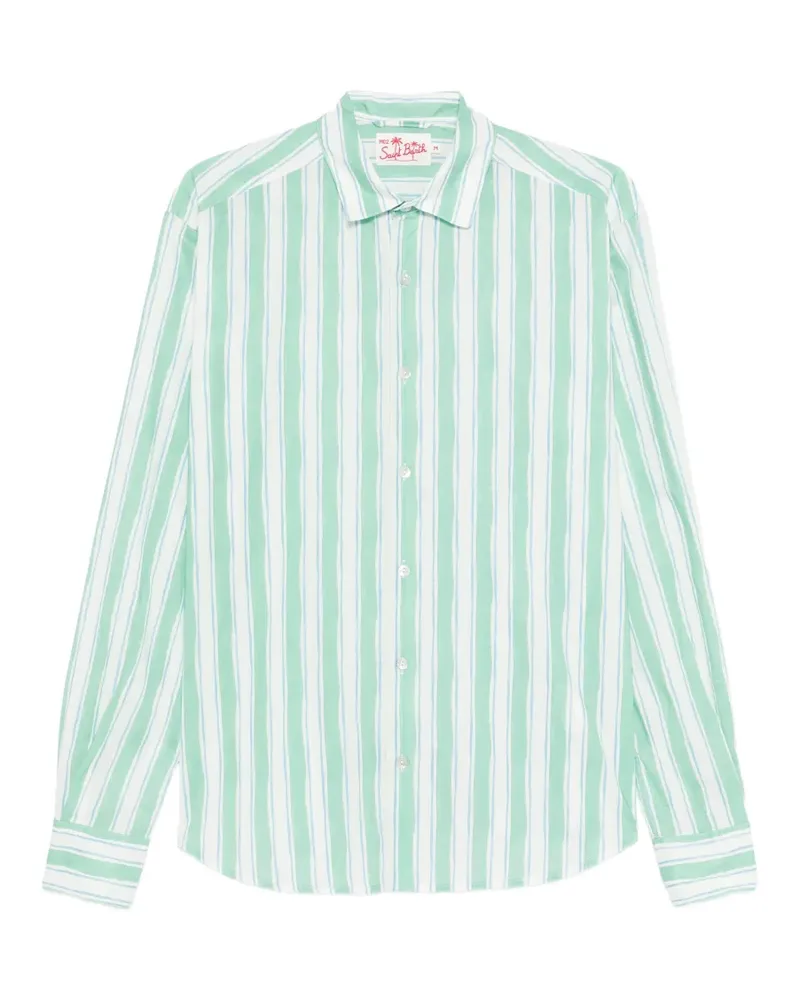 MC2 Saint Barth stripe-pattern shirt - Grün Grün