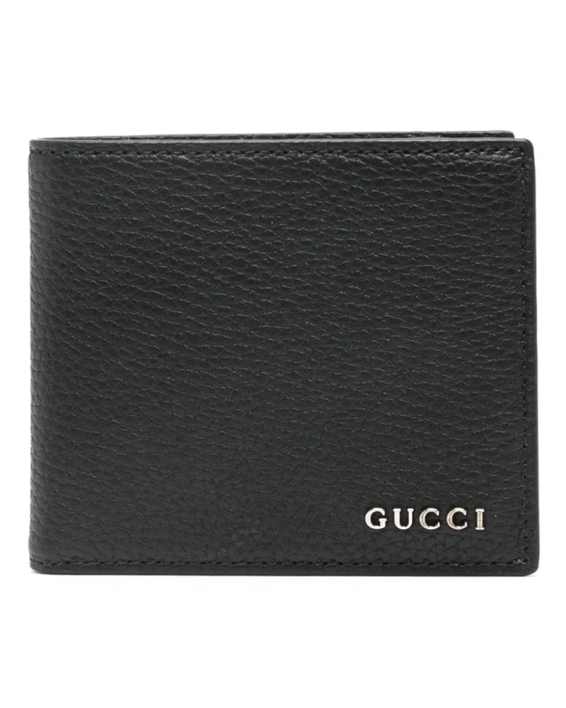 Gucci Portemonnaie mit Logo - Schwarz Schwarz