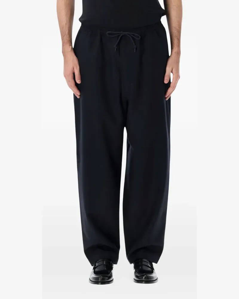 Comme des Garçons drawstring-waist trousers - Blau Blau