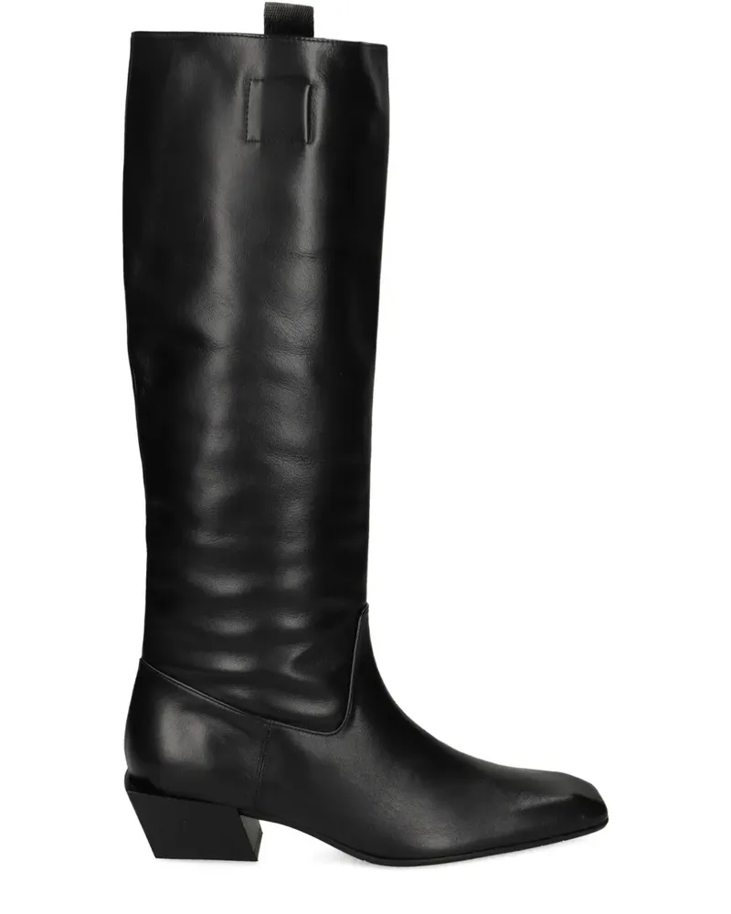 RAS Kniehohe Stiefel - Schwarz Schwarz