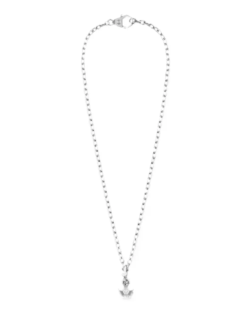 Philipp Plein pendant link necklace - Silber Silber