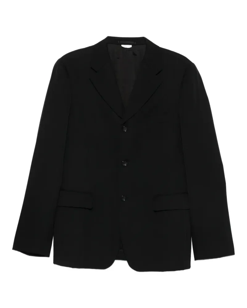 Comme des Garçons notched-lapels single-breasted blazer - Schwarz Schwarz