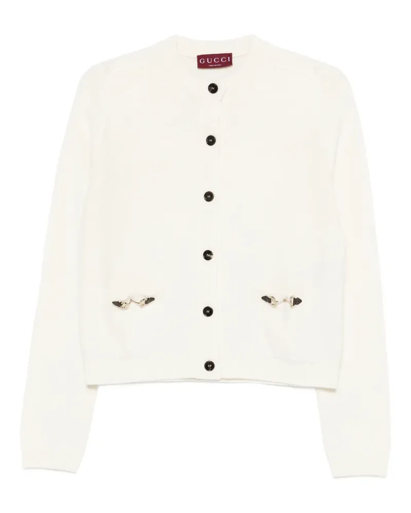 Gucci Cardigan mit Tasche - Weiß Weiß