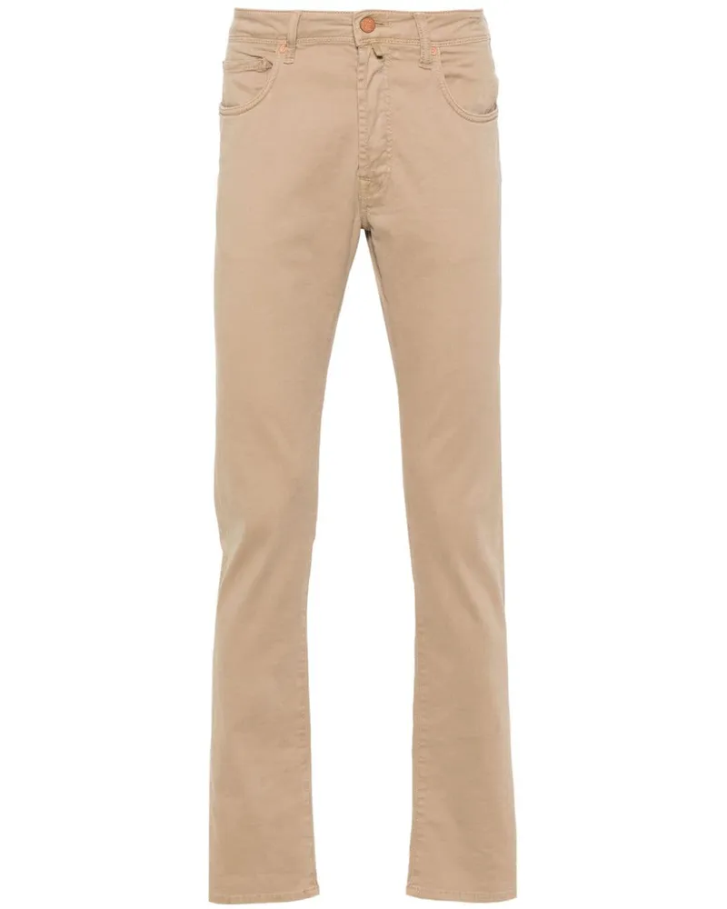 Incotex Hose mit Tapered-Bein - Nude Nude