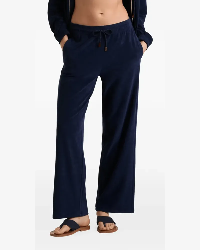 Vilebrequin terry-fabric drawstring trousers - Blau Blau
