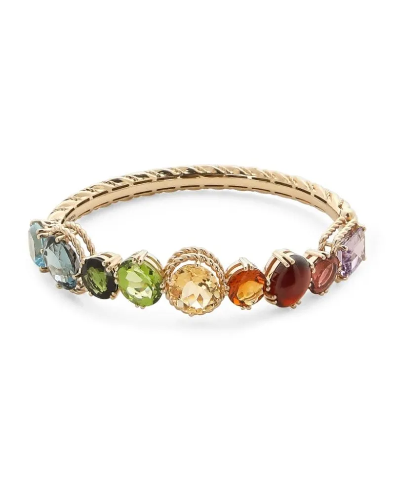 Dolce & Gabbana 18kt Rainbow Gelbgoldarmband mit Schmucksteinen Gold