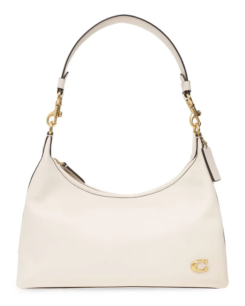 Coach Juliet Schultertasche mit Logo-Applikation - Nude Nude