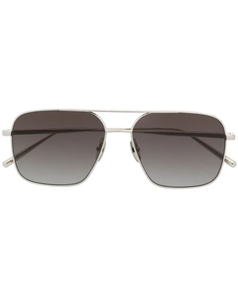 CHIMI Sonnenbrille mit eckigem Gestell - Silber Silber