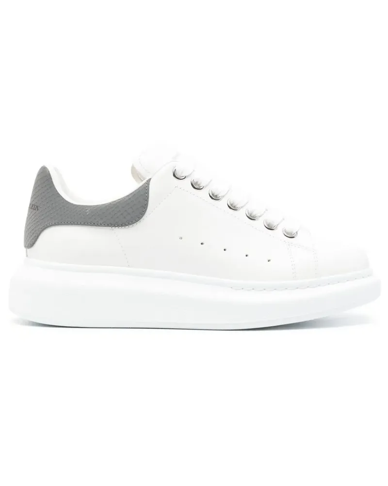Alexander McQueen Oversized-Sneakers aus Leder - Weiß Weiß
