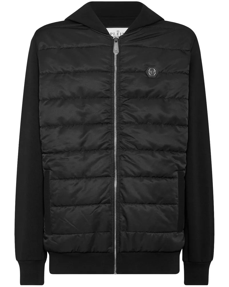 Philipp Plein Gesteppte Jacke - Schwarz Schwarz
