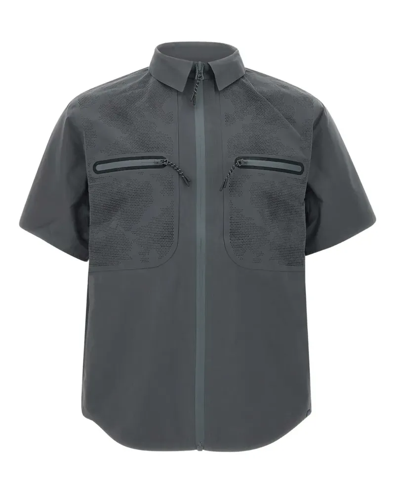 Alpha Industries Hemd mit Reißverschluss - Grau Grau