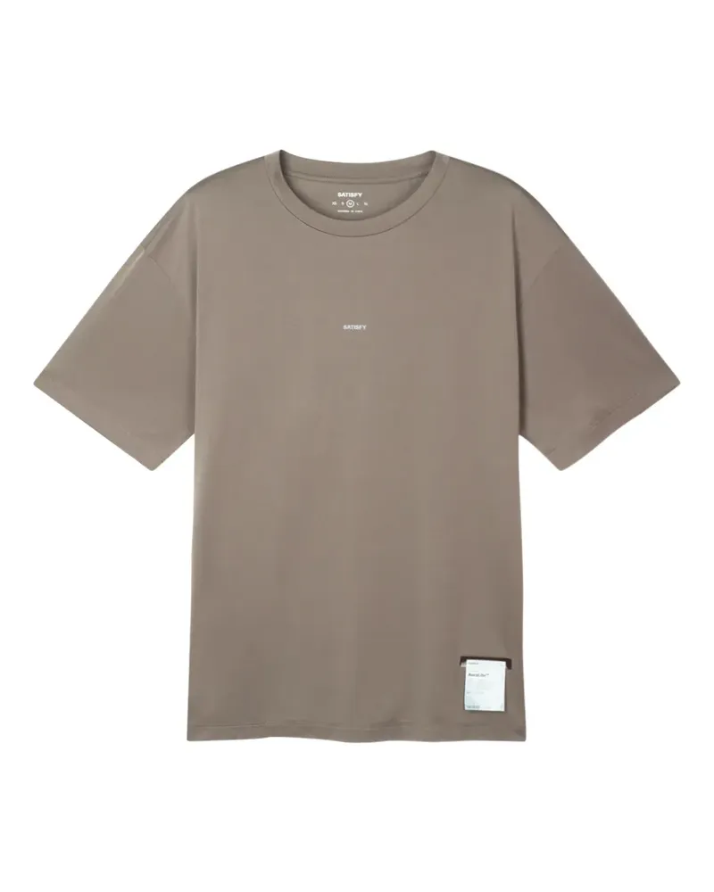 Satisfy T-Shirt mit Logo-Print - Braun Braun