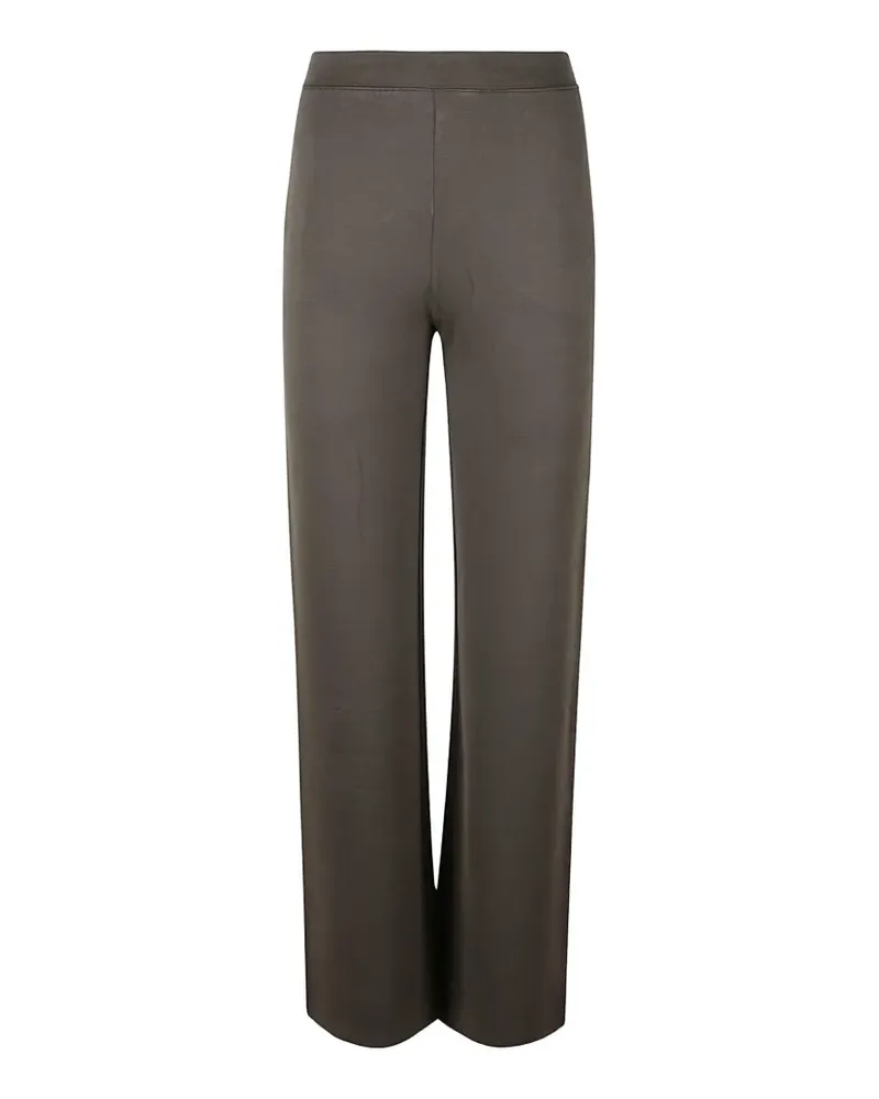 Majestic Gerade Hose mit elastischem Bund - Grau Grau