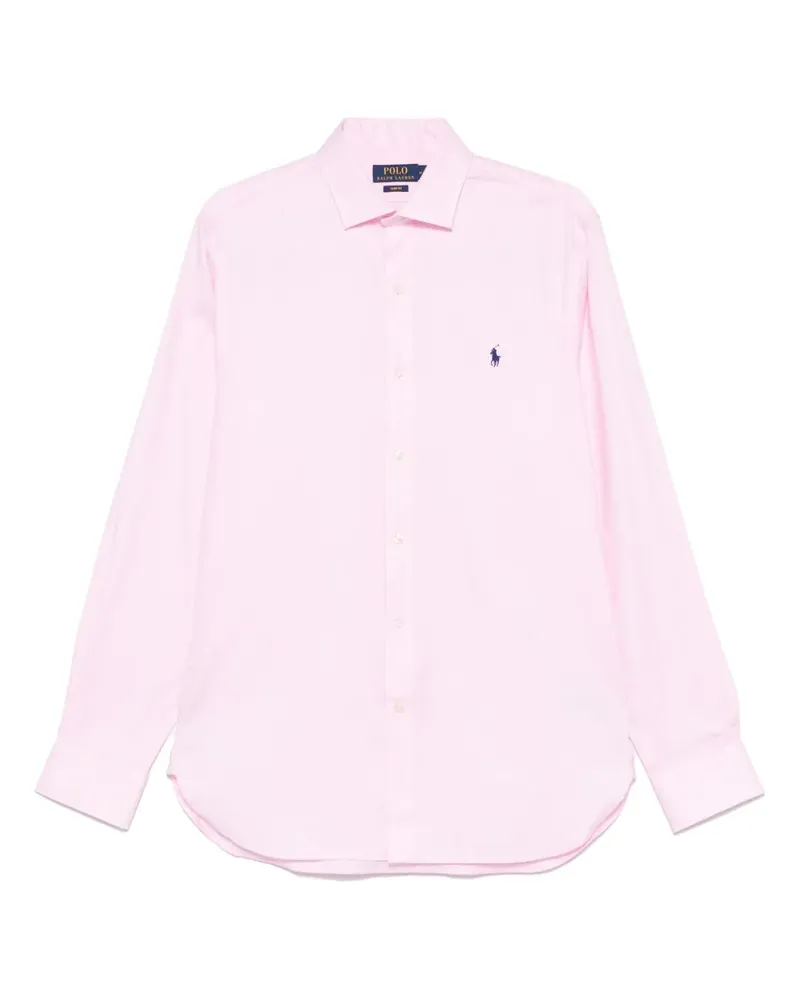 Ralph Lauren Hemd mit Polo Pony-Stickerei - Rosa Rosa