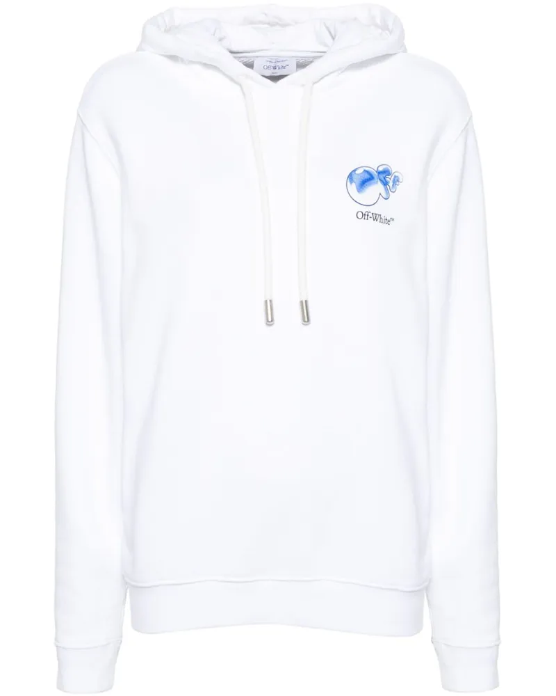 OFF-WHITE Bubble Off Hoodie - Weiß Weiß
