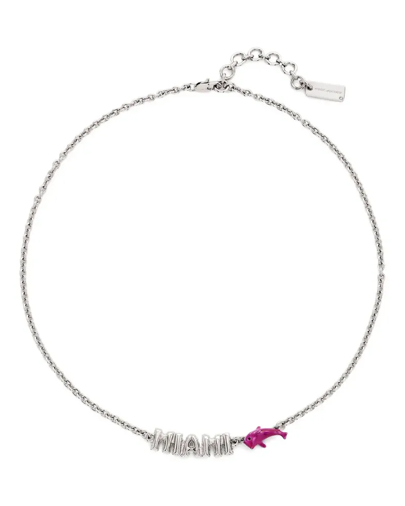 Marc Jacobs Halskette mit Delfin-Detail - Silber Silber