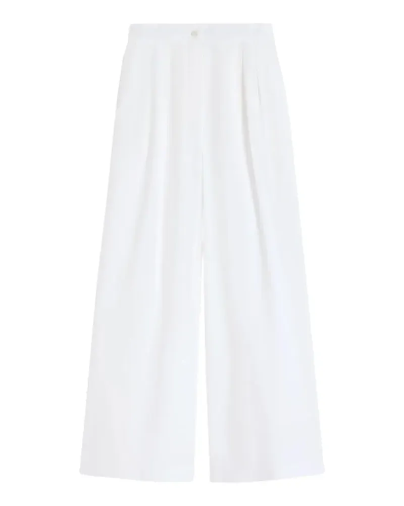 Max Mara pleated trousers - Weiß Weiß