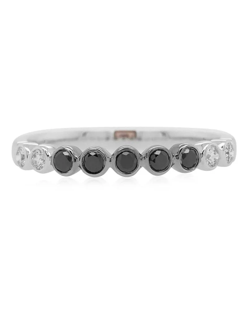 HYT Jewelry 18kt Weißgoldring mit Diamanten - Silber Silber