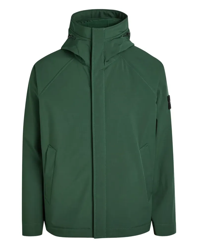 Stone Island Shell-Jacke mit Kapuze - Grün Grün