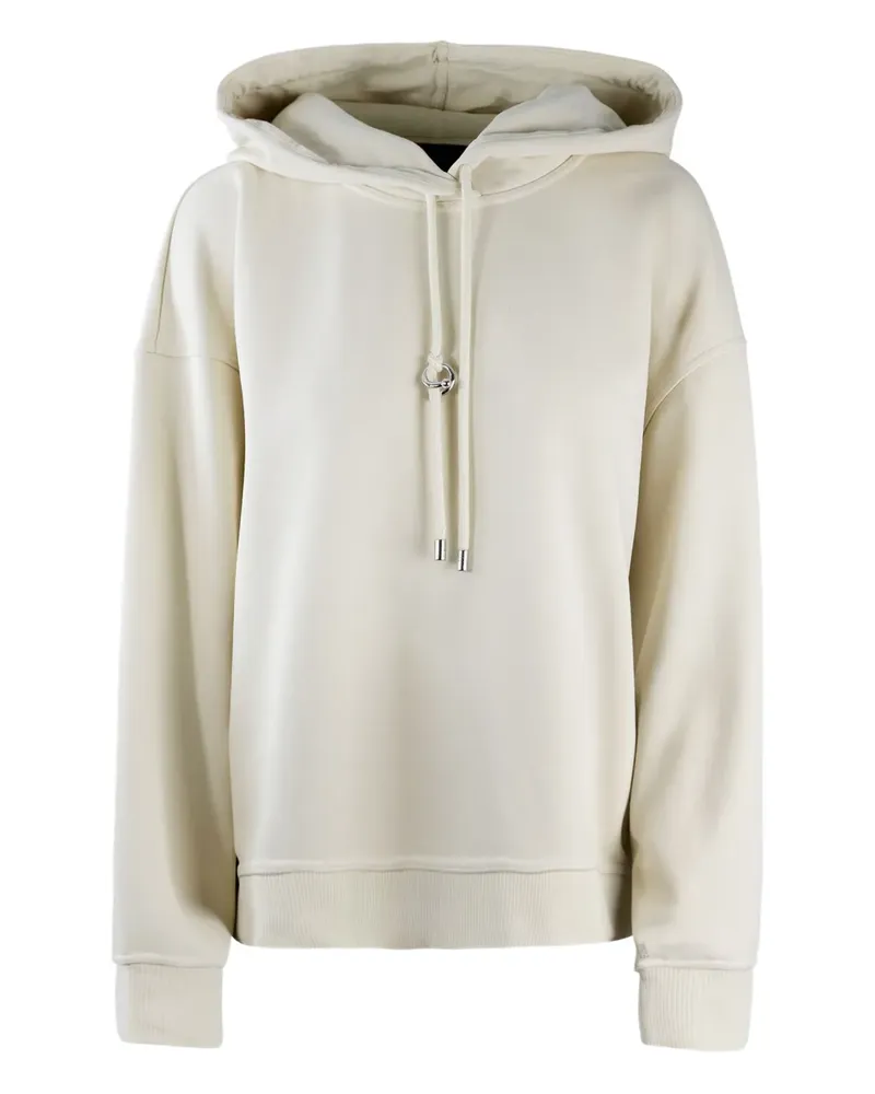 SPORTMAX Hoodie mit Logo-Schild - Nude Nude