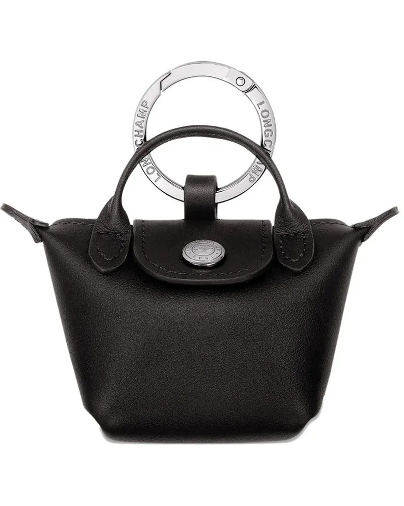 Longchamp Le Pliage AirPods-Hülle mit Schlüsselanhänger - Schwarz Schwarz
