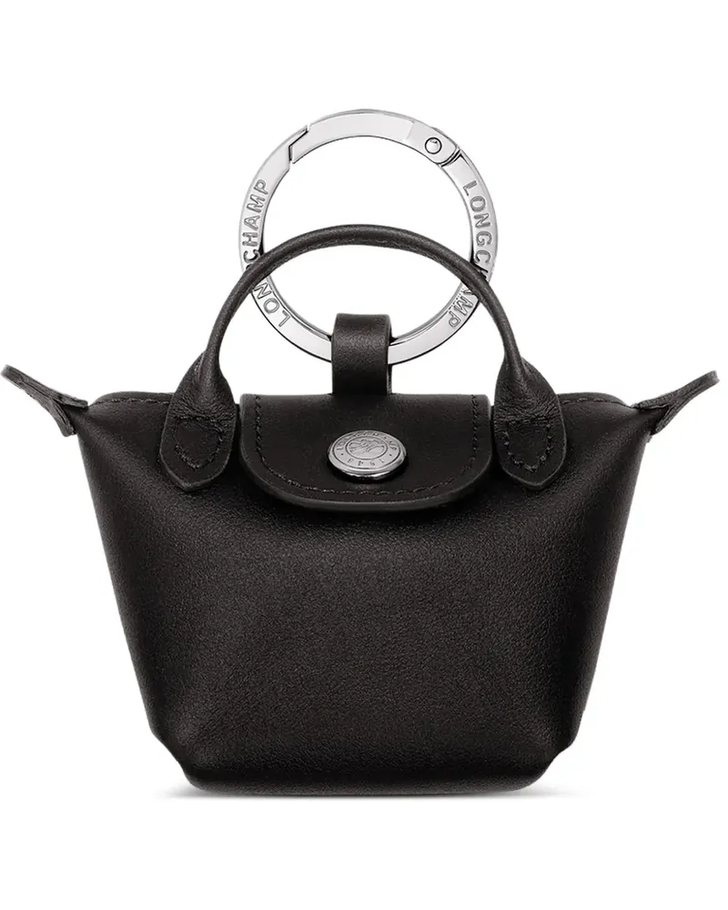 Longchamp Le Pliage AirPods-Hülle mit Schlüsselanhänger - Schwarz Schwarz