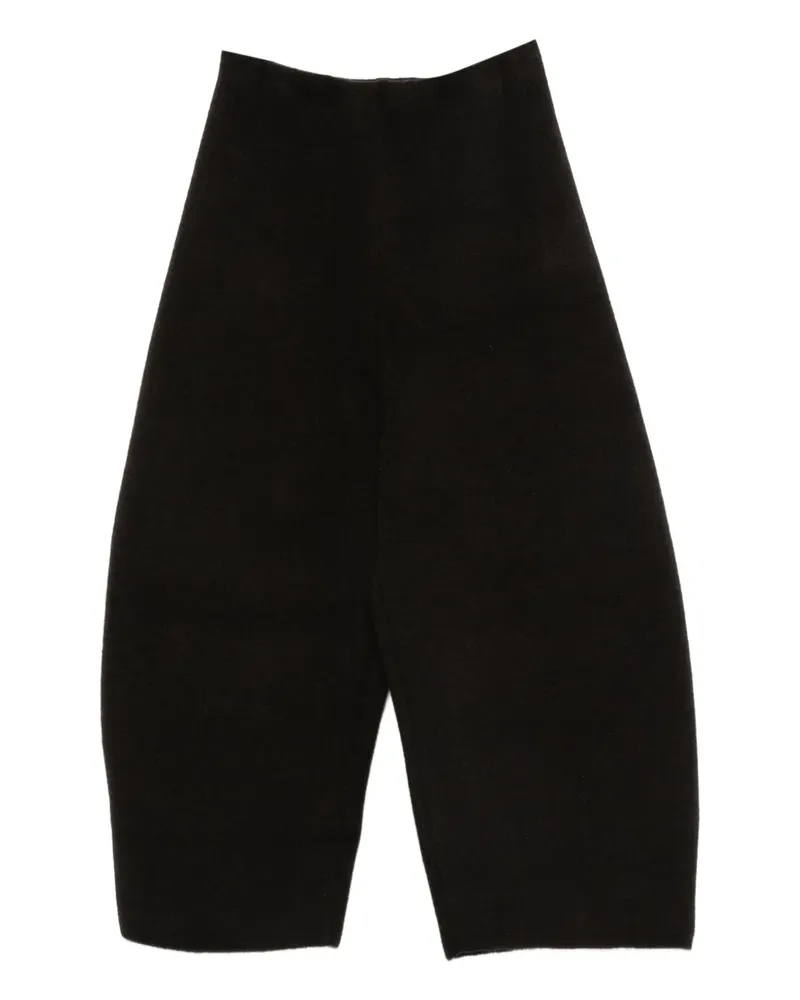 Boboutic Cropped-Hose mit weitem Bein - Braun Braun