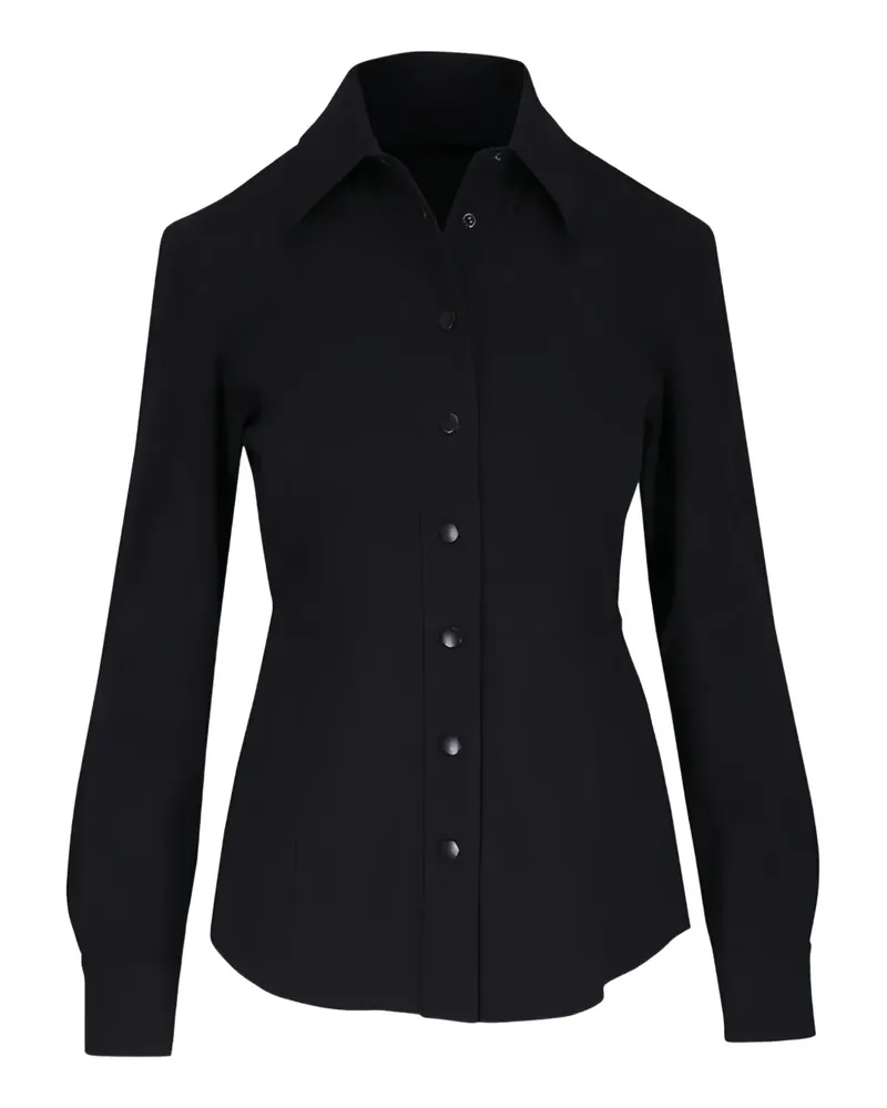 Akris buttoned collared shirt - Schwarz Schwarz